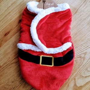 Holiday Sherpa Lined Santa Baby Swaddle